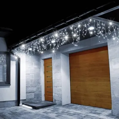 Obrázek produktu pro LED krápníky - 22,5m, 500LED, IP44, studená bílá + záblesky