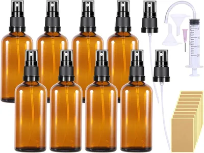 Produktbild von Solidchoice – Kleine Sprühflaschen aus Glas, 100 ml, Set mit 8 Stück