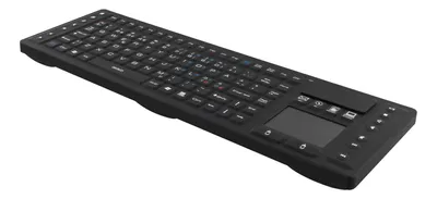 Produktbild von Deltaco TB-503, Volle Größe (100%), Kabelgebunden, USB, Membran Key Switch, QWERTY, Schwarz