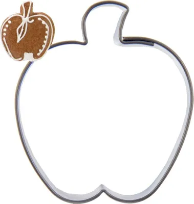 Image de Emporte-pièce pomme en acier 4,3 cm