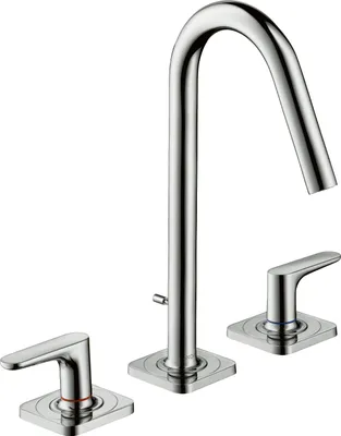 Produktbild von Hansgrohe 3-loch Waschtischarmatur Axor Citterio M chrom mit hebelgriffen, 34133000