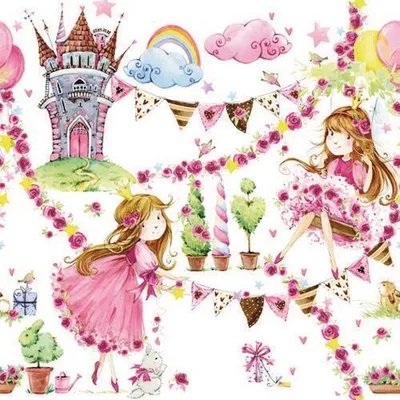 Produktbild von 20 Servietten Fairy Tale Princess - Einmal Prinzessin sein 33x33cm