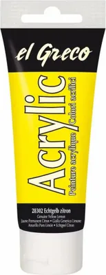 Produktbild von KREUL el Greco Acrylic Echtgelb Zitron 75 ml Tube