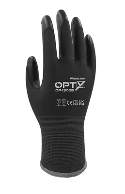 Productafbeelding van Wonder Grip OP-1300B werkhandschoenen, zwart, maat M/8 (verpakking)