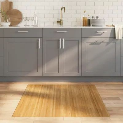 Obrázek produktu pro vidaXL Koberec obdélníkový Nature 100x100 cm Bamboo
