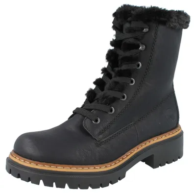 Produktbild von RIEKER Damen Bikerboots schwarz Kunstleder - Größe: 42