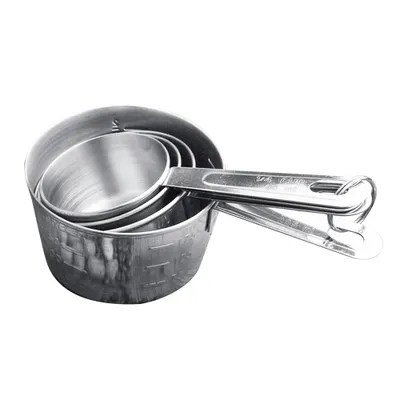 Produktbild von 4pcs Edelstahl Messung Cup Löffel Gewürz Kochkochwerkzeuge Kochküche Kochwerkzeuge-Messbecher