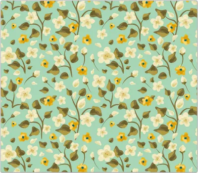 Produktbild von Spritzschutz Herdabdeckplatte Schneidebrett aus Glas Florales Muster 1-Teilig (60x52cm)