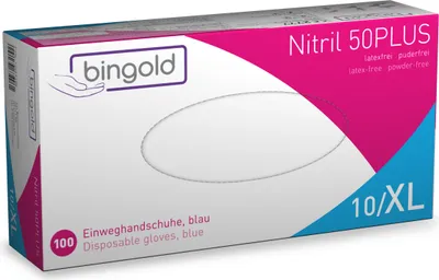 Zdjęcie produktu dla Kärcher Einweghandschuhe Nitril blau Gr.XL 50 Pl 3.346-086.0