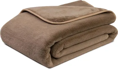 Produktbild von Gözze Wendewohndecke Merino 180 x 220 cm taupe