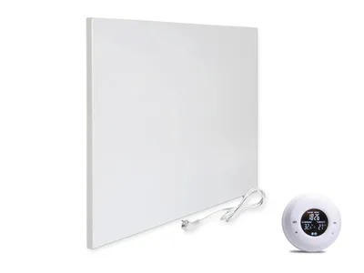 Immagine prodotto di VIESTA® H300 riscaldamento a infrarossi–pannello 300W, 50×60 cm, Carbon Crystal, senza cornice, parete/soffitto, IP20, incl. termostato wireless TH20