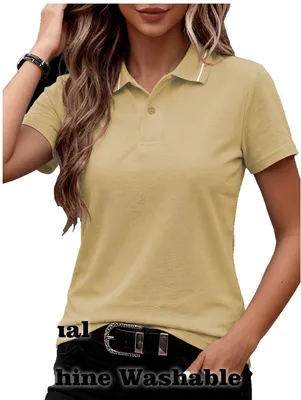 Productafbeelding van Currero Golf Shirt/Polo Dames Abrikoos S