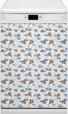 Produktbild von Magnetmatte Geschirrspüle Abwaschbar Küche Magnete  Nachbildung 45x80 cm  - Drachenwolken