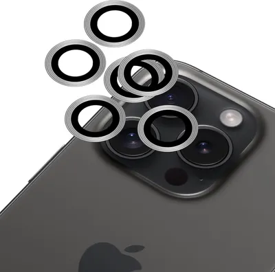 Produktbild von Schutzfolie Apple iPhone 15 Pro Max - Panzerglas - Cazy - Silber