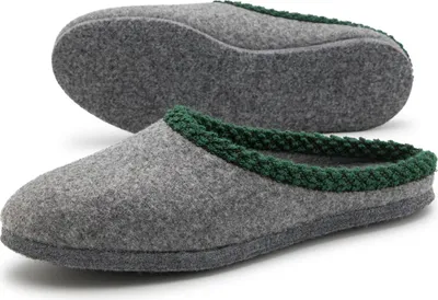 Produktbild von PANTOFFELMANN Filzpantoffeln Filzsohle Herren Damen hochwertige Filzlatschen Pantoffel Hausschuhe grau 43/44
