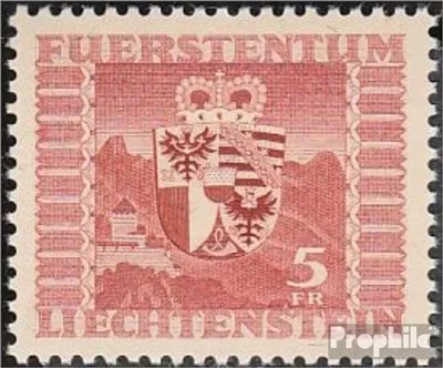 Produktbild von Briefmarken Liechtenstein 1947 Mi 252 (kompl.Ausg.) mit Falz Freimarke