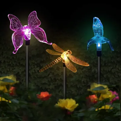 3er-Set Solarlampen Außenbeleuchtung Garten Balkon Terrasse