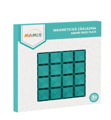 Produktbild von MAMIS Basis für magnetische Bausteine ​​– Cyan