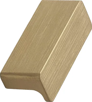 Produktbild von Furnipart Griffleiste Elan LA32mm - Möbelgriff zum Anschrauben - Schrankgriff Breite 50mm, Aluminium Messing gebürstet