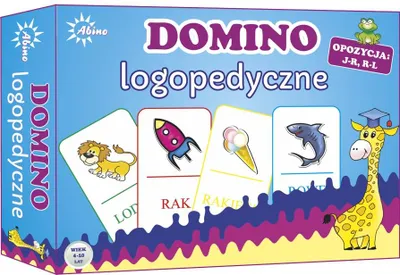 Obrázek produktu pro Logopedická hra Domino J-R R-L ABINO