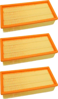 Produktbild von 3x Trade-Shop Flachfalten-Filter Lamellenfilter ersetzt 6.904-283.0 für Kärcher NT 65/2 NT 72/2 IVC 60/24-2 Ap IVC 60/30 Ap IVC 60/30 Ap M Z22 NT 65/2 Ap NT 65/2 Ap Me