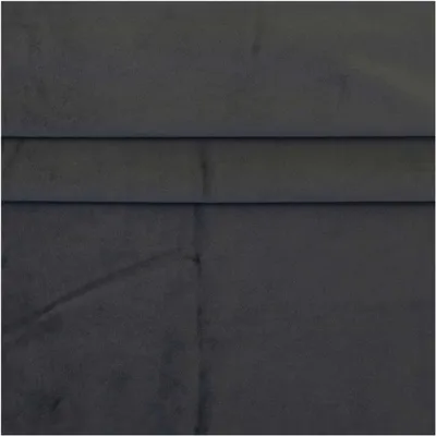 Samt Velvet ab 0,5mx143cm Polsterstoff Möbelstoff unifarben dunkelgrau
