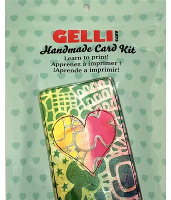 Obrázek produktu pro Sada kreativních karet Gelli Arts – ručně vyráběné, vícebarevné, s technikou gelového tisku