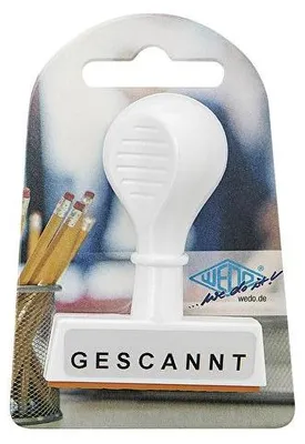 Produktbild von WEDO Stempel Text Gescannt