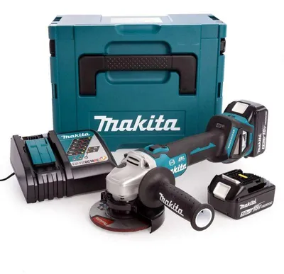Image de Meuleuse MAKITA DGA513RTJ - Ø 125mm - 18V Li-Ion + 2 batteries 5Ah