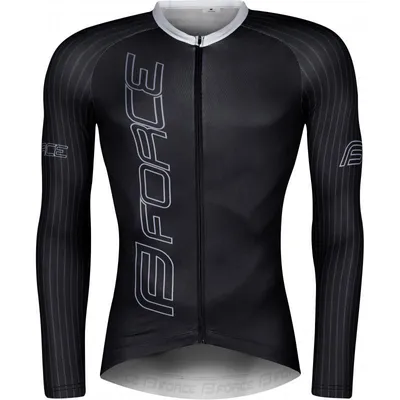 Produktbild von Trikot F TEAM PRO lange Ärmel schwarz-grau Größe: L