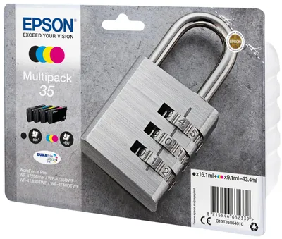 Image de Epson 35 Multipack - pack de 4 - noir, jaune, cyan, magenta