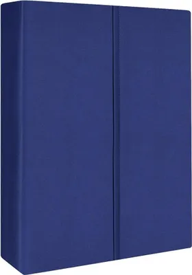 Produktbild von Bettlaken aus Baumwollsatin, ohne Gummizug 160x210cm Dunkelblau