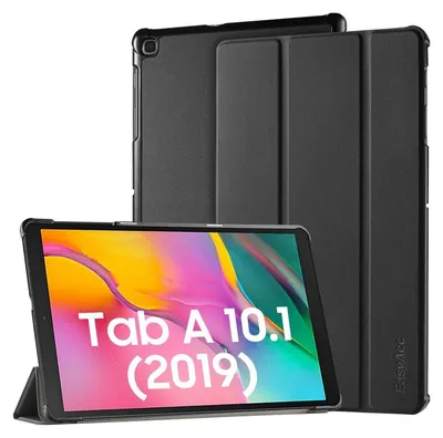 Zdjęcie produktu dla EasyAcc Samsung Galaxy Tab A 10.1 2019 T510 T515 Cover - smukłe etui ochronne ze skóry PU