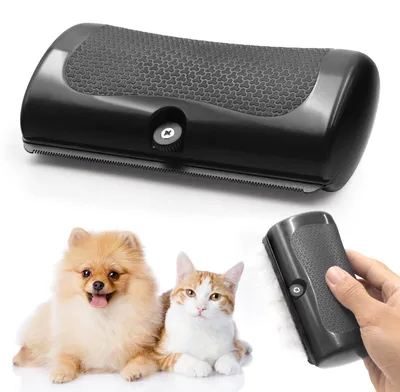 Produktbild von Haustierpflege Bürste für Hunde und Katzen, ABS, 14,5 cm