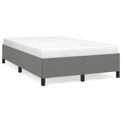 Immagine prodotto di vidaXL Struttura letto senza materasso grigio scuro 120x190 cm tessuto