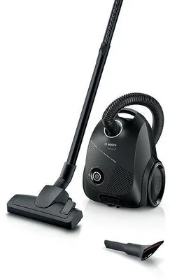 Image de Aspirateur Bosch BGBS2BA2 avec sac 3,5 L, Série 2, 600 W, 80 dB(A), noir