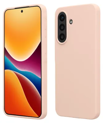 Produktbild von kwmobile Handyhülle für Samsung Galaxy A57 5G Hülle - Case Silikon - Kabelloses Laden - Schutzhülle Cover in Coconut Swirl