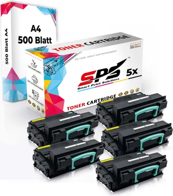 Produktbild von Druckerpapier A4 + 5x Multipack Set Kompatibel für Samsung Proxpress M 3820 FN (MLT-D203L/203L) Toner Schwarz