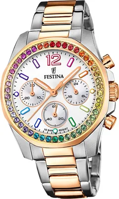 Immagine prodotto di Festina orologio da donna in acciaio inossidabile orologio da polso argento rosa casual D2UF20608/2