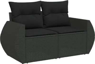 Produktbild von VidaXL 365973, 2 Sitz(e), Schwarz, 110 kg, 1420 mm, 620 mm, 690 mm