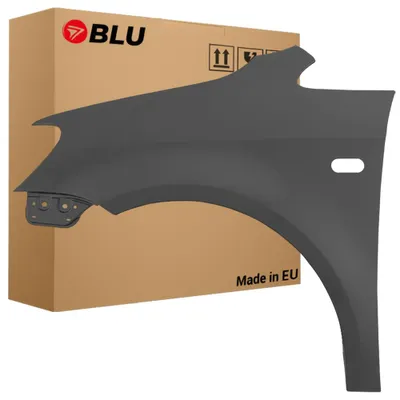 Productafbeelding van BLU Spatbord geschikt voor Volkswagen Caddy III 3 2K LH7W Links Grijs NaturGrau | 2010-2015 | Voorzijde | Gelakt | Montageklaar