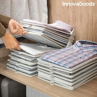 Immagine prodotto di Organizzatori per abbigliamento Clorack InnovaGoods (confezione da 5)