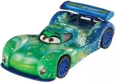 Image de Disney Pixar Cars JBH30, Voiture, 3 ans, Métal, Plastique, Bleu, Vert, Jaune