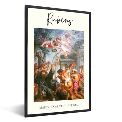 Produktbild von MuchoWow® Gerahmtes Poster Malerei - Barock - Rubens 60x90 cm - Poster mit Schwarzem Bilderrahmen Wandposter Rahmen Foto Bilder - Kunst