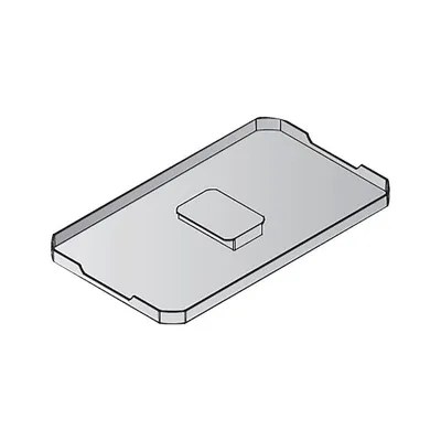 Image de Envi Free Couvercle 20845 Anthracite pour poubelle 382 x 230 mm