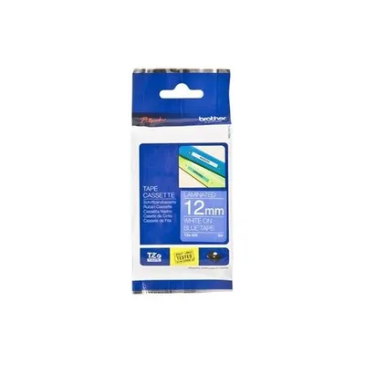 Produktbild von Brother Schriftbandkassette TZE-535 blau/weiß 12 mm