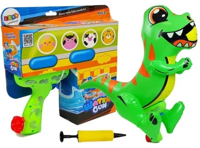 Obrázok produktu pre Veľká nafukovacia dinosauria vodná pištoľ