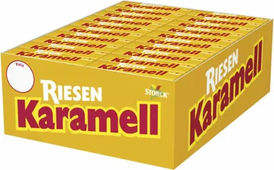 Image de Storck Barre Géante Caramel, bonbons à mâcher, 80 paquets