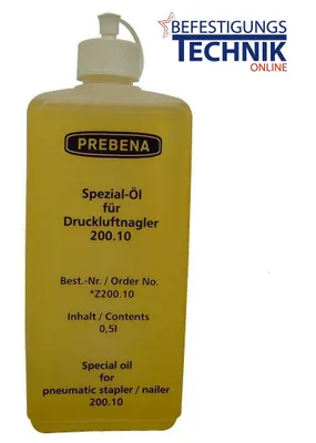 Image de Huile spéciale Prebena pour cloueurs pneumatiques 0,5 litre