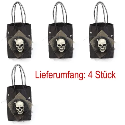 Produktbild von Halloween Handtasche mit Totenkopf